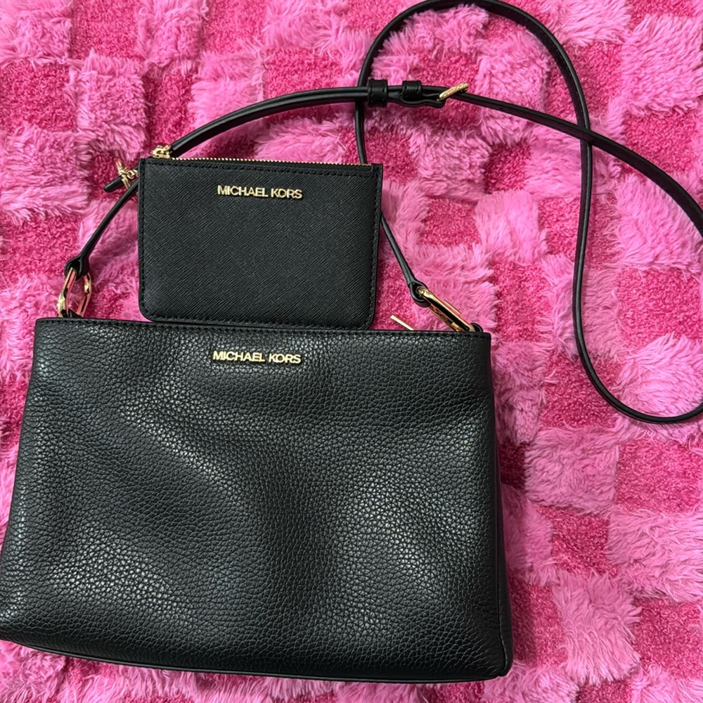 Michael Kors crossbody and card wallet